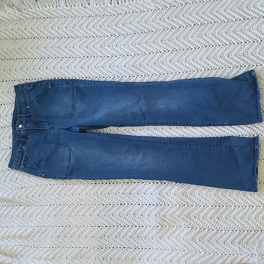 H by Halston high rise Flare Jeans size 6